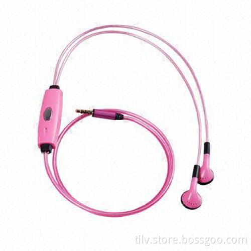 New wired LED hands-free earphones with mic
